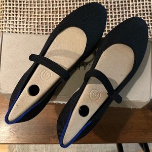 Rothy’s The Square Mary Jane, black, US 7.5. Brand new, never worn